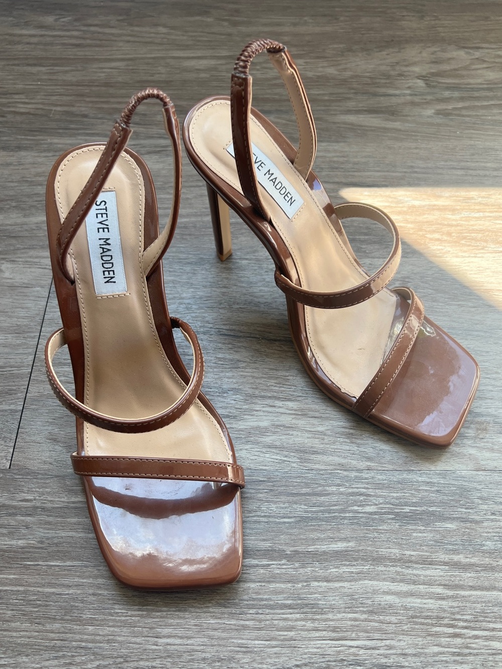 Steve Madden Cognac High Heels